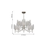 Люстра подвесная Favourite 2299-10P Ladora