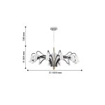 Люстра подвесная Favourite 2301-12P Fabia