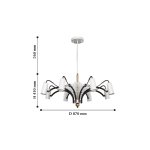 Люстра подвесная Favourite 2301-8P Fabia