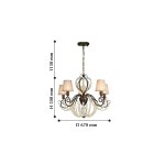 Люстра подвесная Favourite 2305-5P Lily