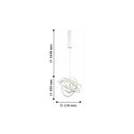 Люстра светодиодная подвесная Favourite 2311-1P Saga