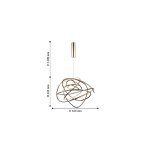 Люстра подвесная Favourite 2313-2P Saga