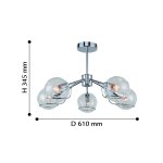 Люстра Favourite 2341-5P Darina