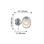 Настенный светильник Favourite 2349-1W Fabbio