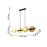Подвесная люстра Favourite 2356-4P Sonnenblume
