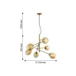 Подвесная люстра Favourite 2360-6P Traube