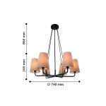 Подвесная люстра Favourite 2364-6P Pfefferling