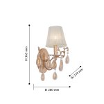 Настенный светильник Favourite 2442-1W Diadema