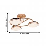 Потолочный светильник Favourite 2477-3U Ledante