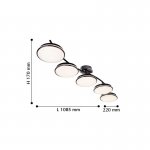 Потолочный светильник Favourite 2478-5U Ledante