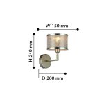 Настенный светильник Favourite 2487-1W Bonbon