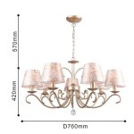 Подвесная люстра Favourite 2560-7P Aleranto