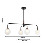 Подвесная люстра Favourite 2568-4P Helir