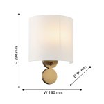 Светильник настенный бра Favourite 2624-1W Roshe