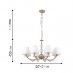 Подвесная люстра Favourite 2662-8P Utremia