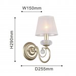 Настенный светильник Favourite 2665-1W Bambola