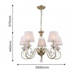 Подвесная люстра Favourite 2665-5P Bambola