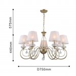 Подвесная люстра Favourite 2665-7P Bambola