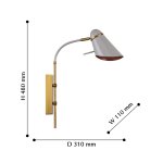 Настенный светильник Favourite 2666-1W Lovato