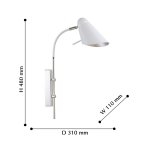 Настенный светильник Favourite 2667-1W Lovato