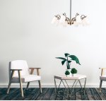 Люстра на штанге Favourite 2668-8P Grover