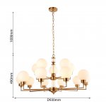 Подвесная люстра Favourite 2670-15P Newfangled