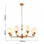 Подвесная люстра Favourite 2670-8P Newfangled