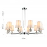 Люстра подвесная Favourite 2677-10P Satis