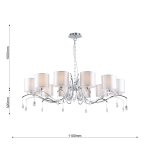 Подвесная люстра Favourite 2866-12P Low