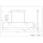 Светильник подвесной Favourite 4073-6P