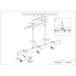 Подвесная люстра Favourite 4074-6P Six