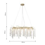 Подвесная люстра Favourite 4108-8C Desmi