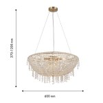 Подвесная люстра Favourite 4136-8P Cesta