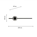Настенный светильник Favourite 4163-1W Longus