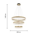 Подвесная люстра Favourite 4186-3P Lunetta