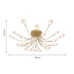 Потолочная люстра Favourite 4197-28C Skein