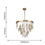 Подвесная люстра Favourite 4199-10P Shally