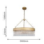Подвесная люстра Favourite 4200-6P Turris