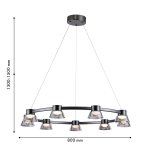 Подвесная люстра Favourite 4247-9P Twix