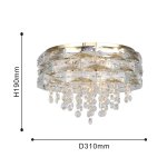 Потолочная люстра Favourite 4251-3C Icicle