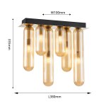 Потолочный светильник Favourite 4455-6P Stalactit