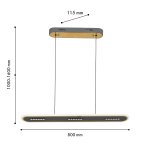 Подвесная люстра Favourite 4472-3P Strimler