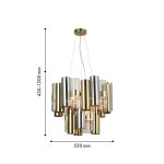 Подвесная люстра Favourite 4477-8P Rulla