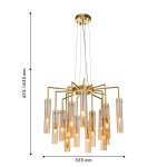 Подвесная люстра Favourite 4500-15P Orgel