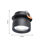 Врезной светильник Favourite 4510-1C Astern