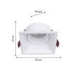 Врезной светильник Favourite 4521-1C Lamppu