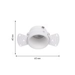 Врезной светильник под штукатурку Favourite 4526-1C Lamppu