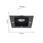 Врезной светильник под штукатурку Favourite 4536-1C Lamppu
