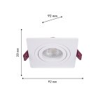 Врезной светильник Favourite 4542-1C Lamppu