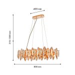 подвесная люстра Favourite 4719-8PC Glans